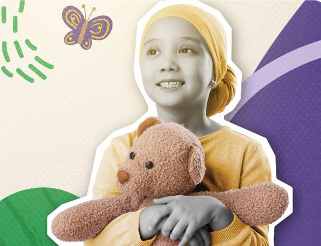 Imagen del nina en el programa Paliativo Pediatrico