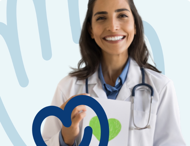 Imagen de doctora que participa en el programa paliativo